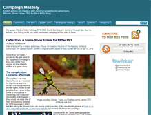 Tablet Screenshot of campaignmastery.com
